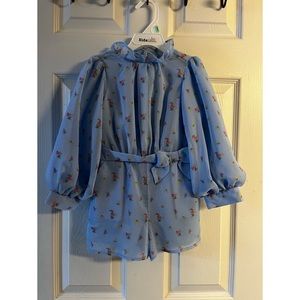 Janie and Jack floral romper